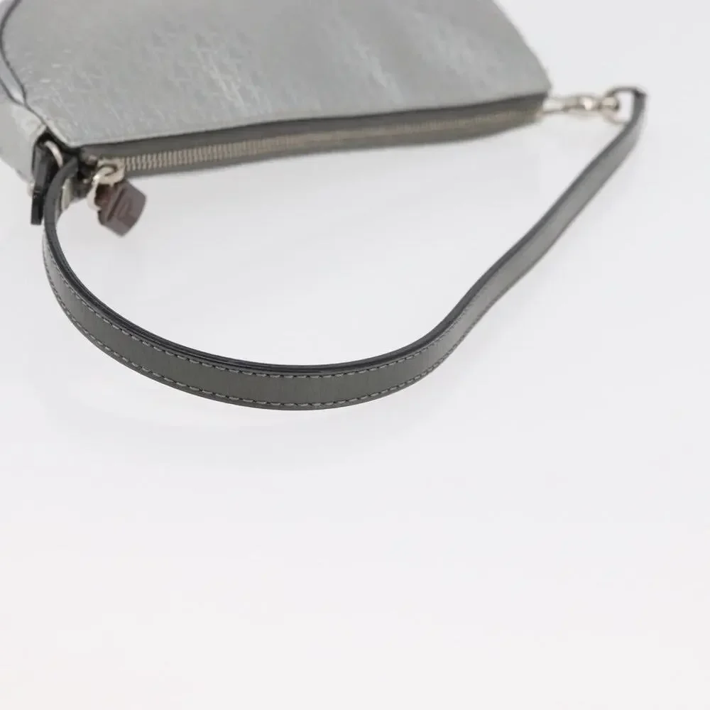 Dior Trotter Saddle Accessory Pouch Silver